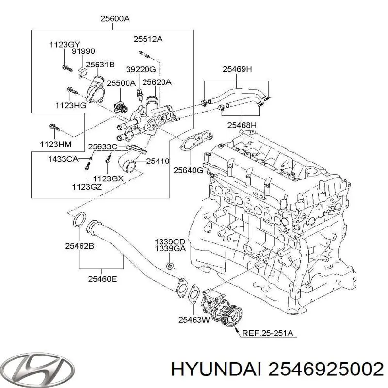 Купить 2546925002 Hyundai/Kia 