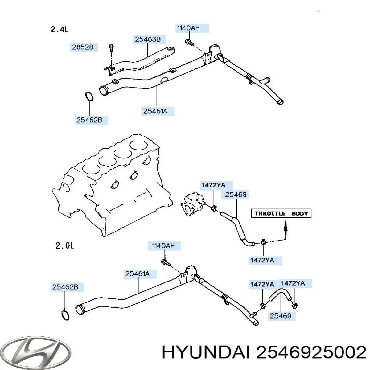  Hyundai/Kia 2546925002 цена, от 5.07 USD