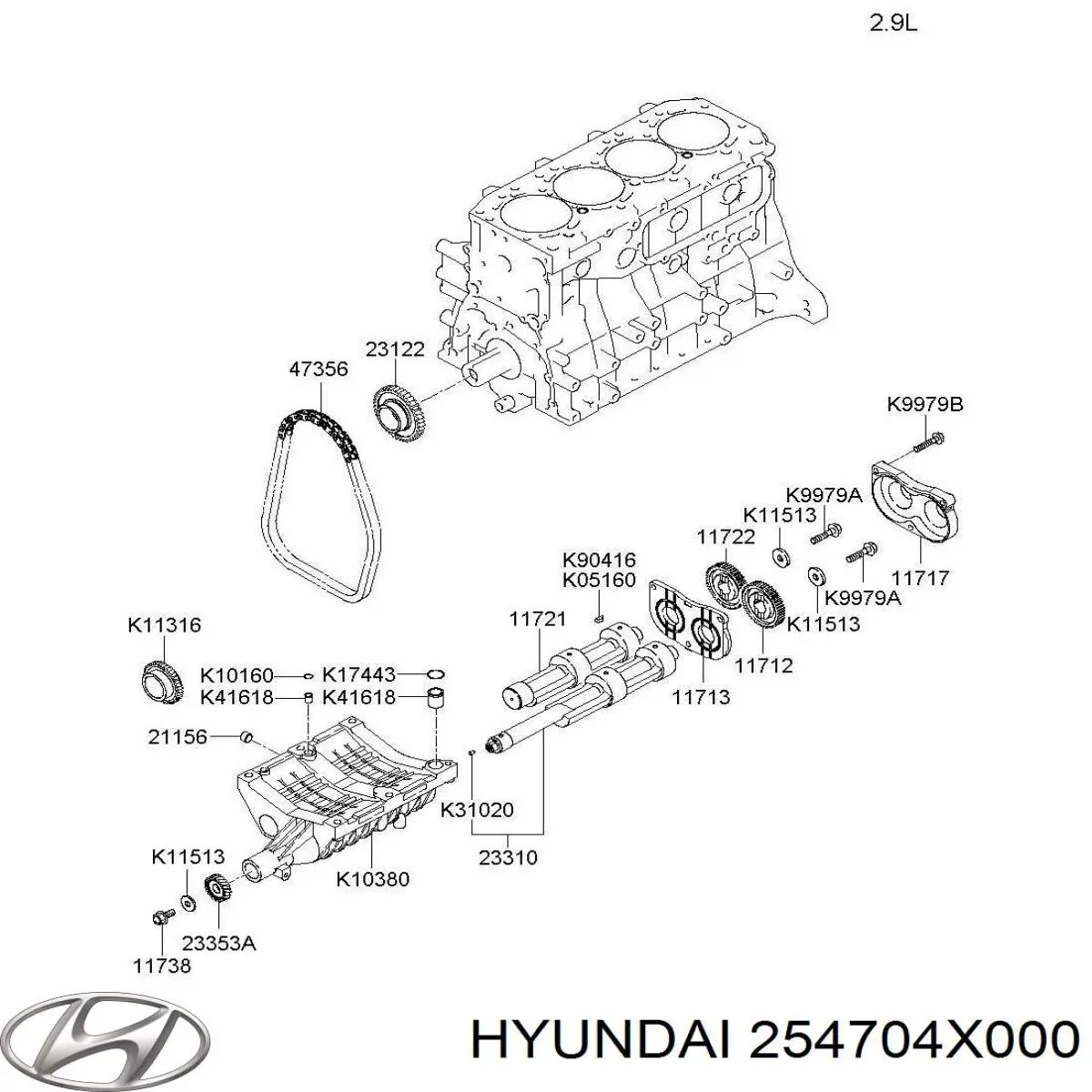 254704X000 Hyundai/Kia 