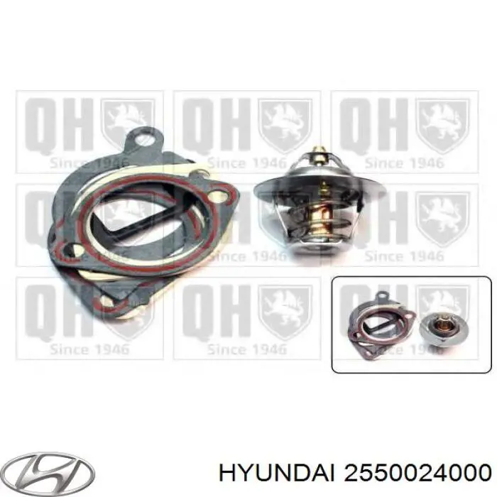 Купить 2550024000 Hyundai/Kia Автомобильный термостат