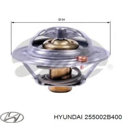 Термостат в корпусе Hyundai/Kia 255002B400 цена, от 8.54 USD