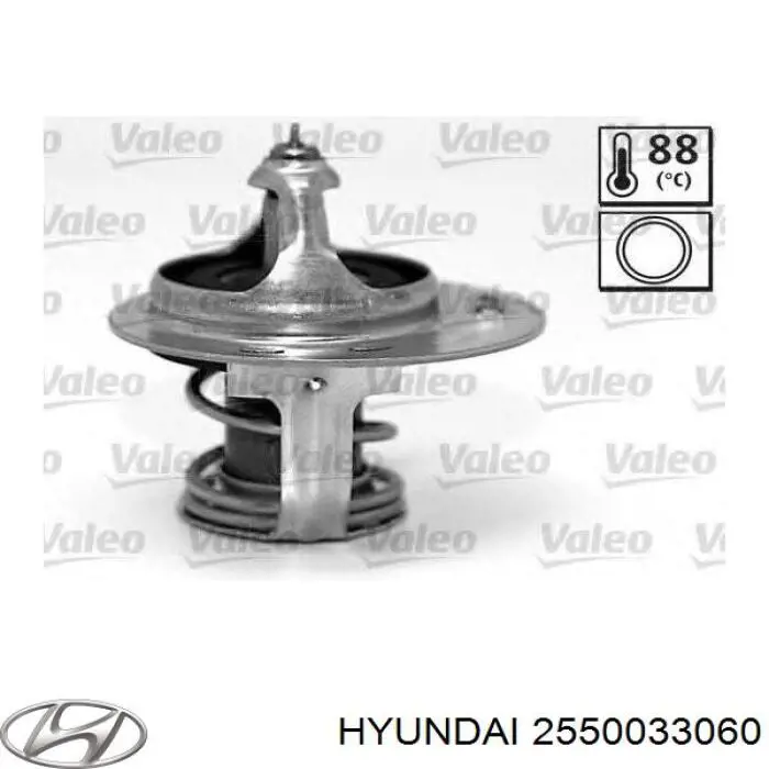 Купить 2550033060 Hyundai/Kia Автомобильный термостат