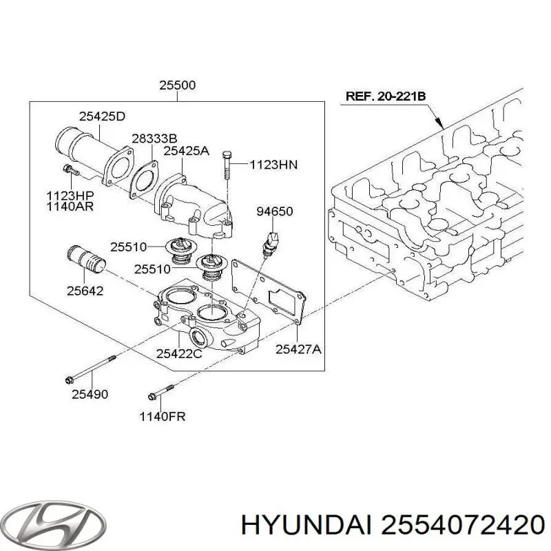  2554072420 Hyundai/Kia
