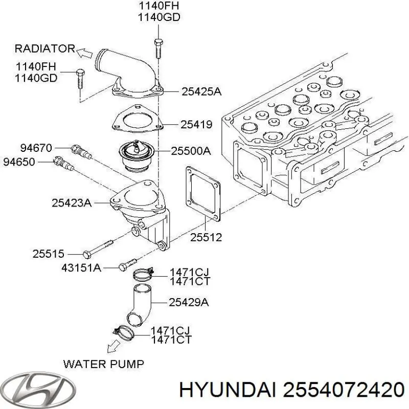  Hyundai/Kia 2554072420 цена, от 22.09 USD