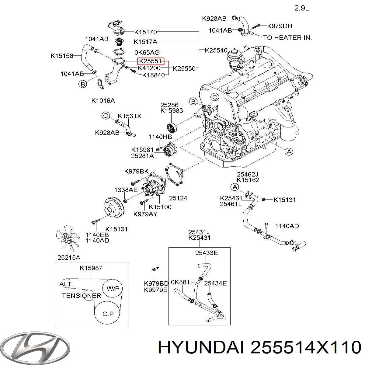  255514X110 Hyundai/Kia