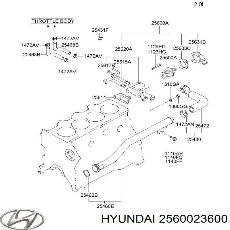 Купить 2560023600 Hyundai/Kia 