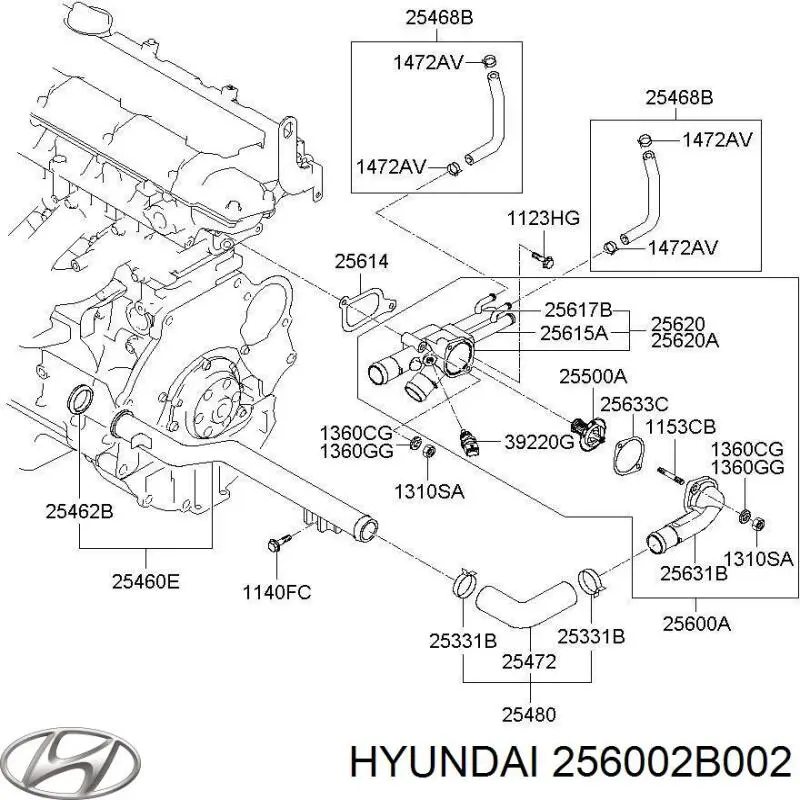  256002B002 Hyundai/Kia