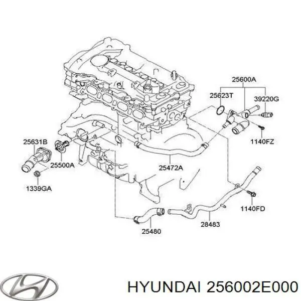  256002E000 Hyundai/Kia