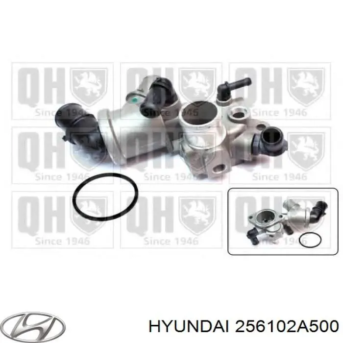 256102A500 Hyundai/Kia Корпус термостата в сборе