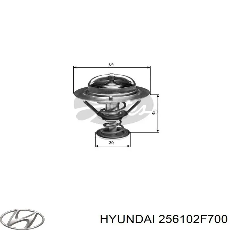 Кожух термостата Hyundai/Kia 256102F700 цена, от 14.67 USD
