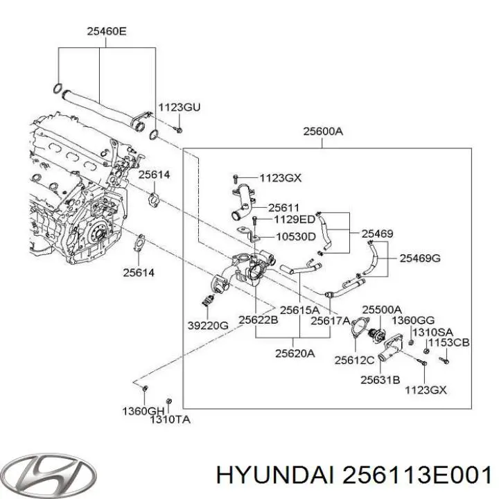 256113E001 Hyundai/Kia 