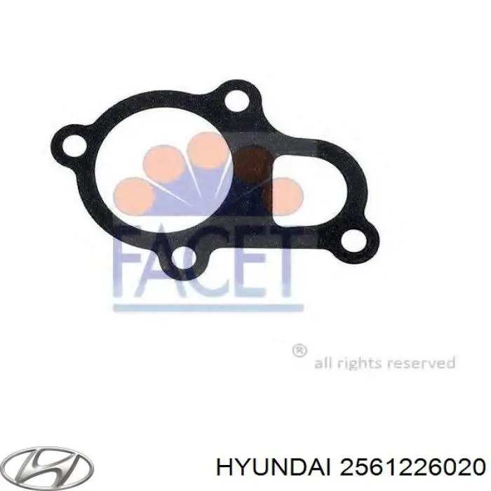 2561226020 Hyundai/Kia прокладка термостата