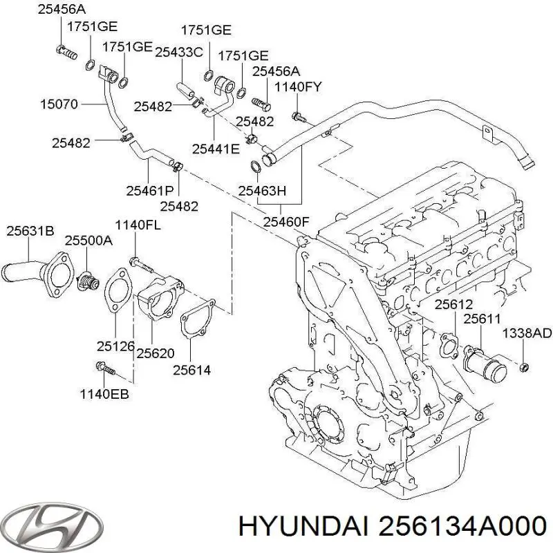 256134A000 Hyundai/Kia