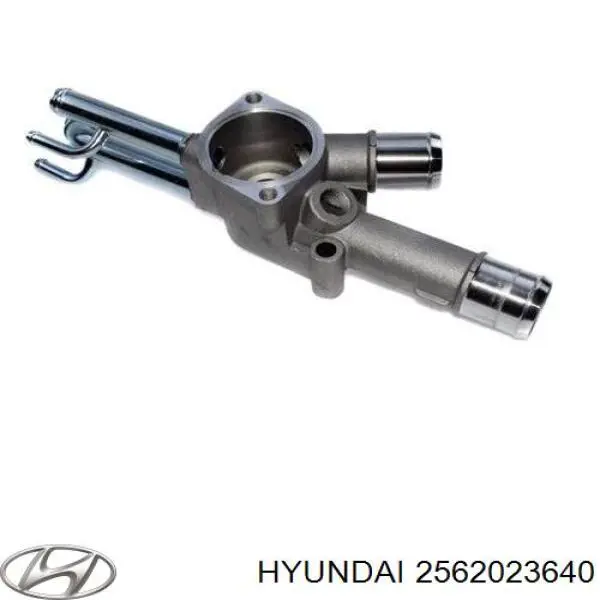 Корпус термостата на Hyundai Elantra HD