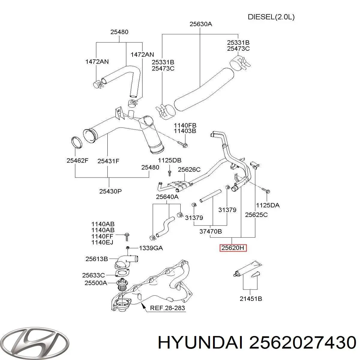  2562027430 Hyundai/Kia