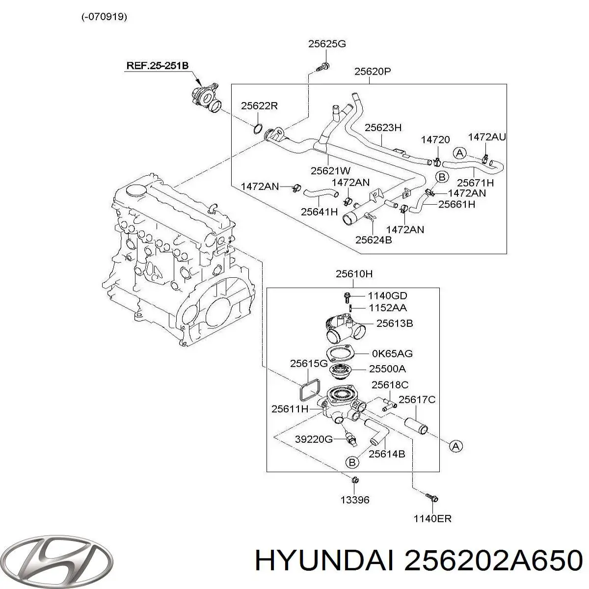  256202A650 Hyundai/Kia