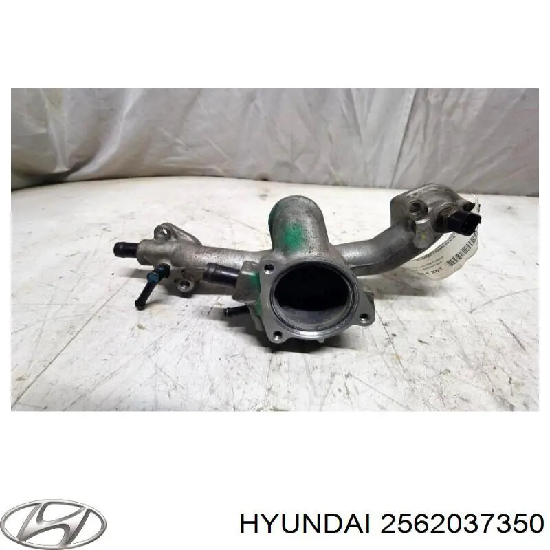 Корпус термостата на Hyundai Sonata 
