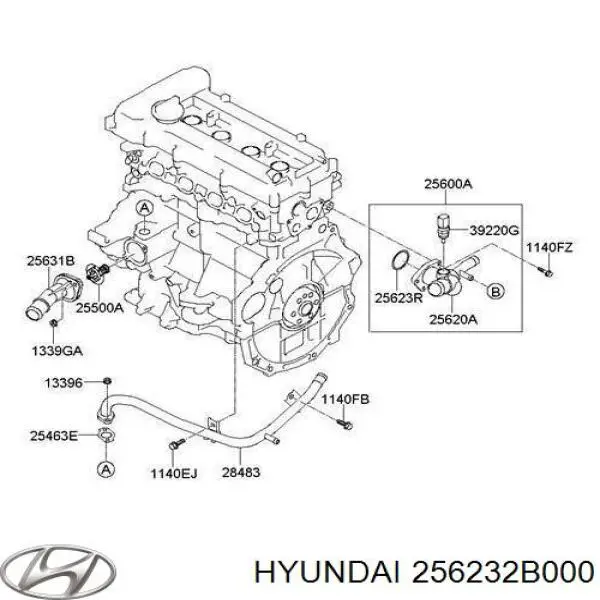  256232B000 Hyundai/Kia