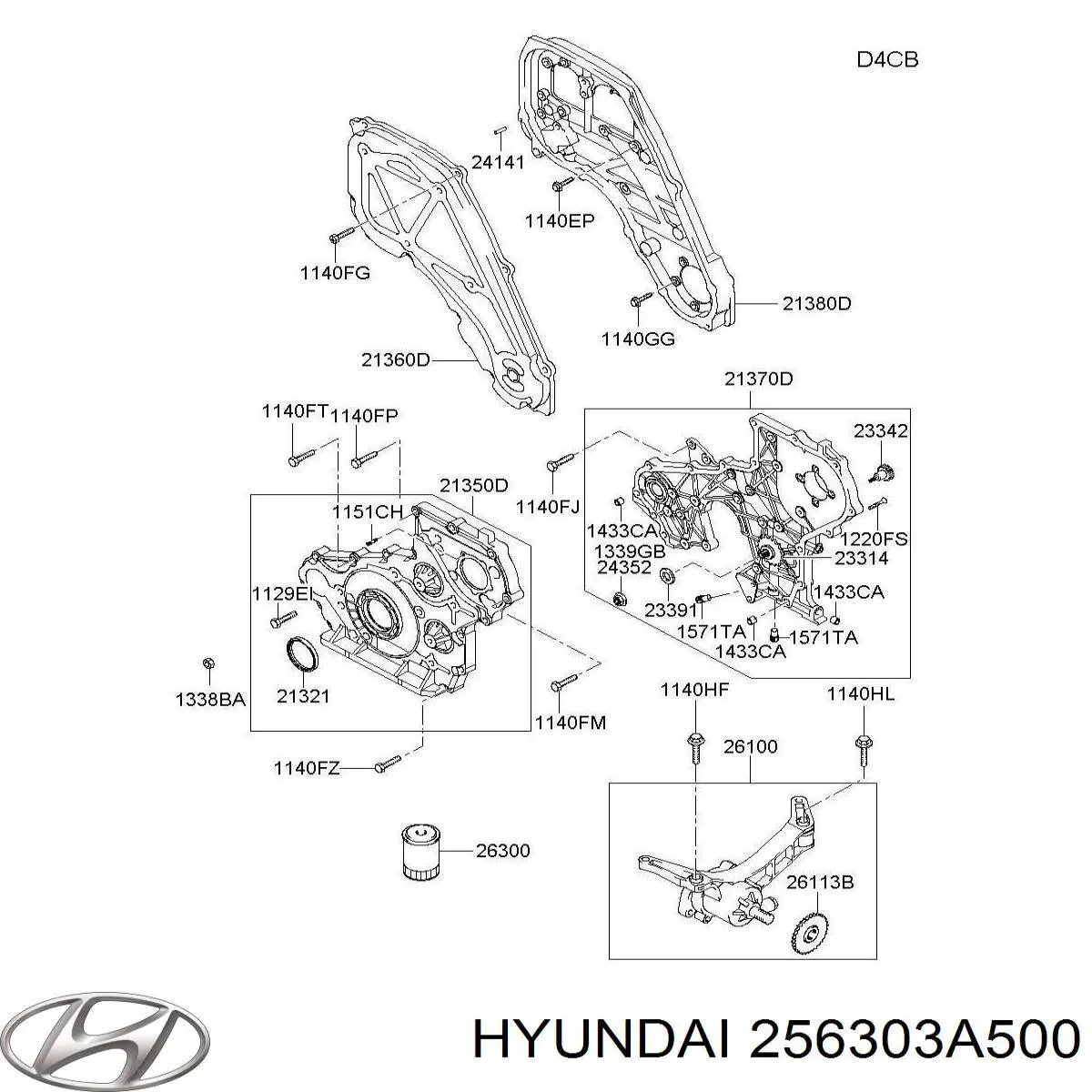  Hyundai/Kia 256303A500 цена, от 59.35 USD