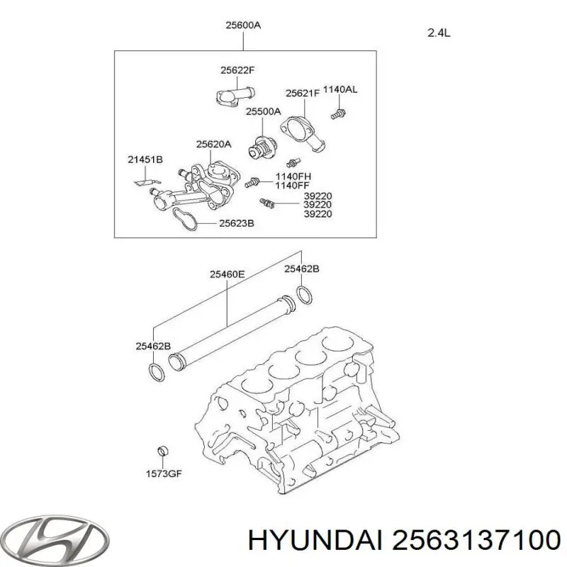  2563137100 Hyundai/Kia