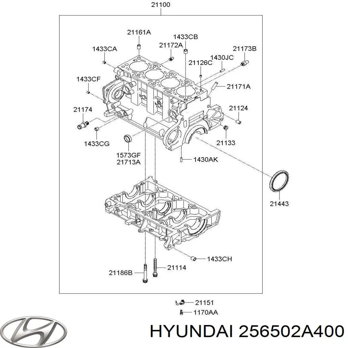  Hyundai/Kia 256502A400