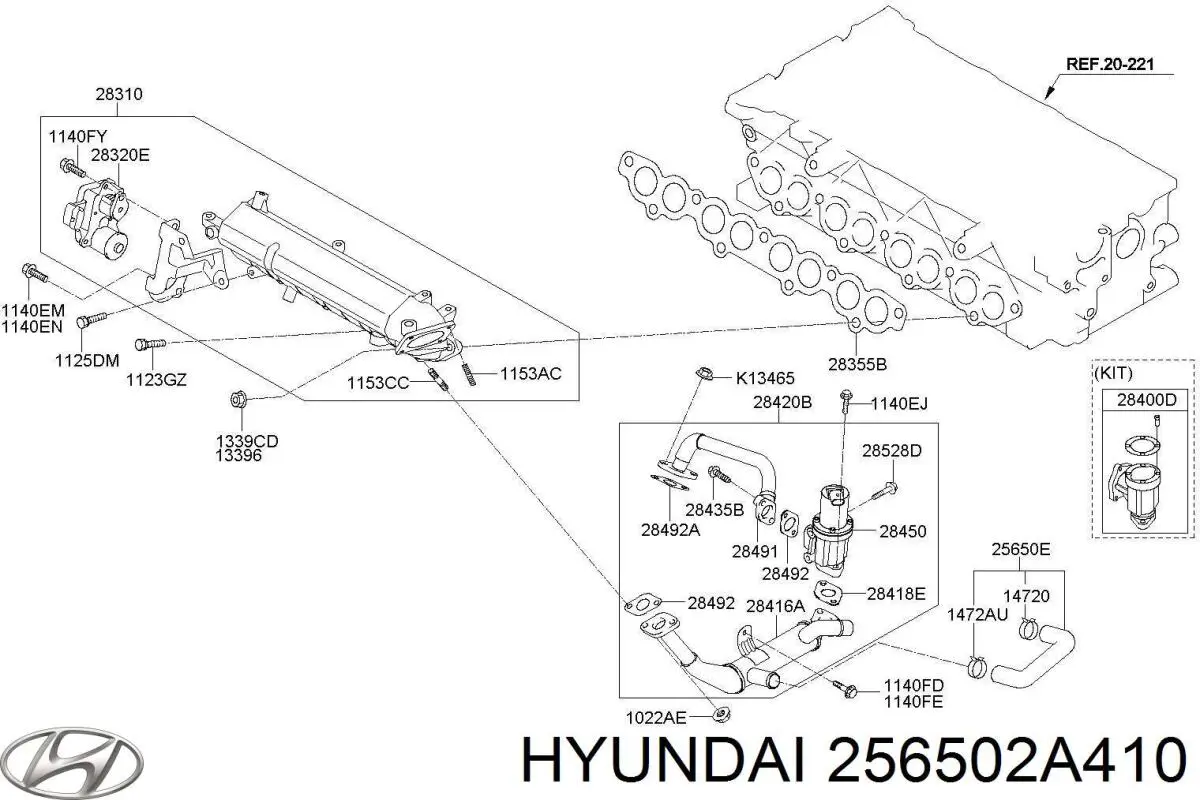 256502A410 Hyundai/Kia 