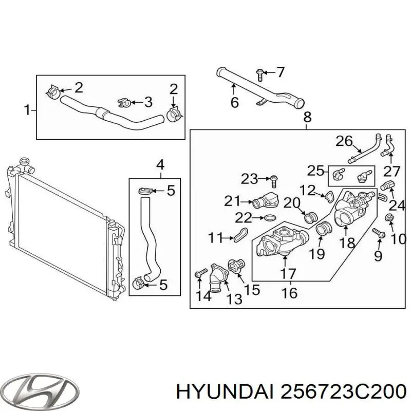 256723C200 Hyundai/Kia 