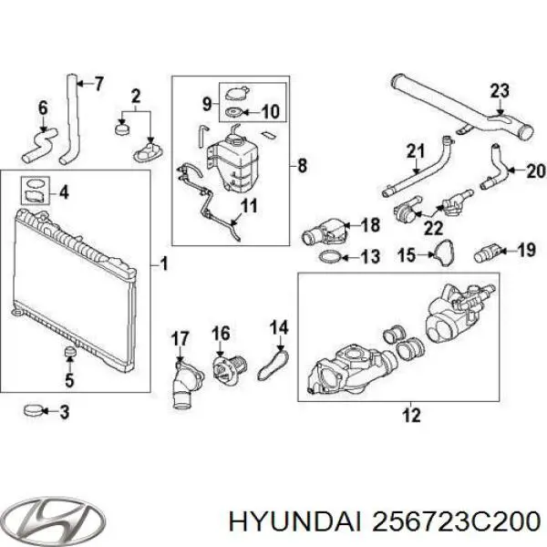  Hyundai/Kia 256723C200 цена, от 28.78 USD
