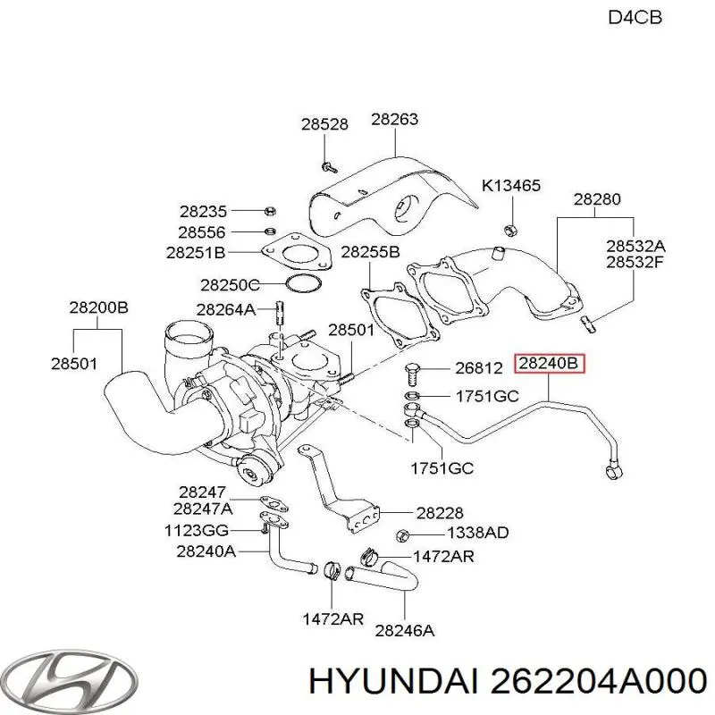 262204A000 Hyundai/Kia 