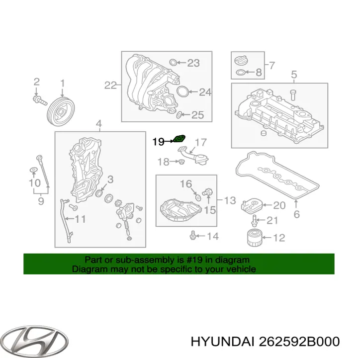  262592B000 Hyundai/Kia