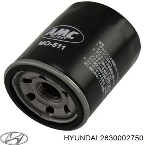 Масляный фильтр 2630002750 Hyundai/Kia