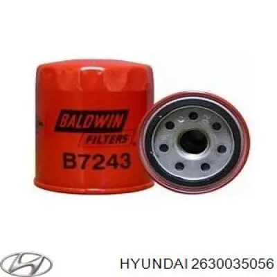 Масляный фильтр 2630035056 Hyundai/Kia
