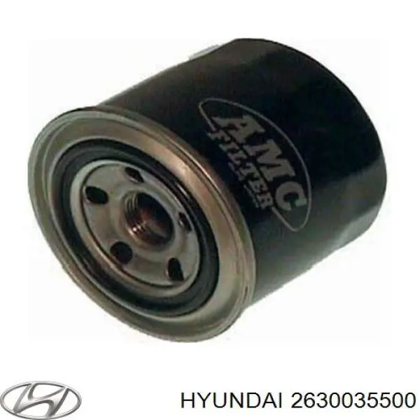 2630035500 HYUNDAI Filtro de aceite original y equivalente