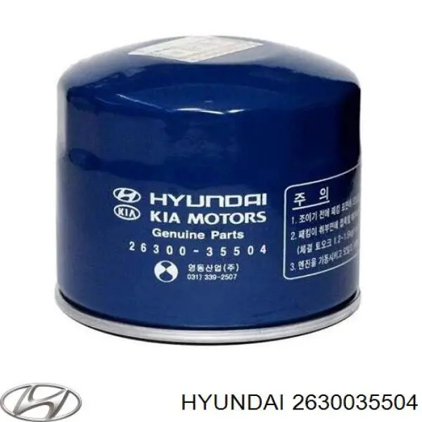 Масляный фильтр 2630035504 Hyundai/Kia