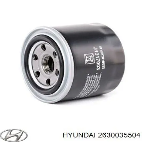Фильтр масла Hyundai/Kia 2630035504