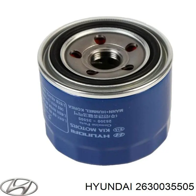 Compre 2630035505 Hyundai/Kia Filtro de óleo