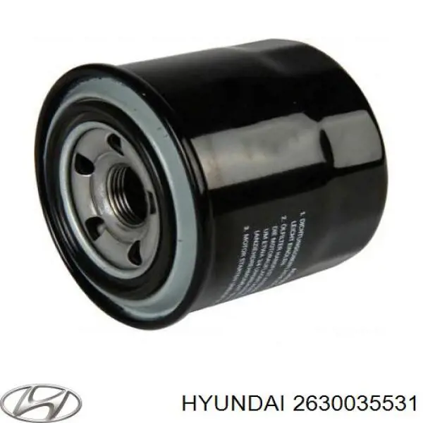 2630035531 Hyundai/Kia масляный фильтр