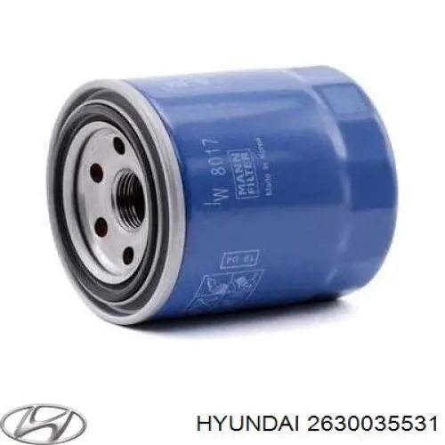 Купить 2630035531 Hyundai/Kia Фильтр центробежный очистки масла