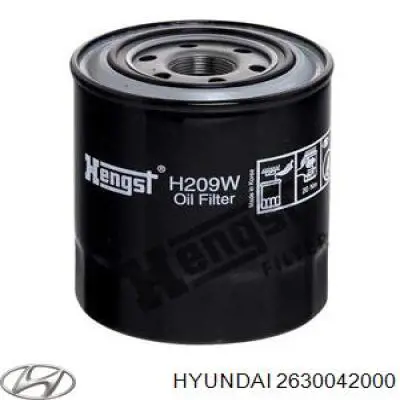 Фильтр масла Hyundai/Kia 2630042000