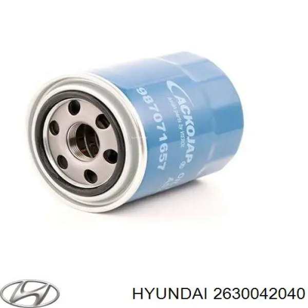 Масляный фильтр 2630042040 Hyundai/Kia