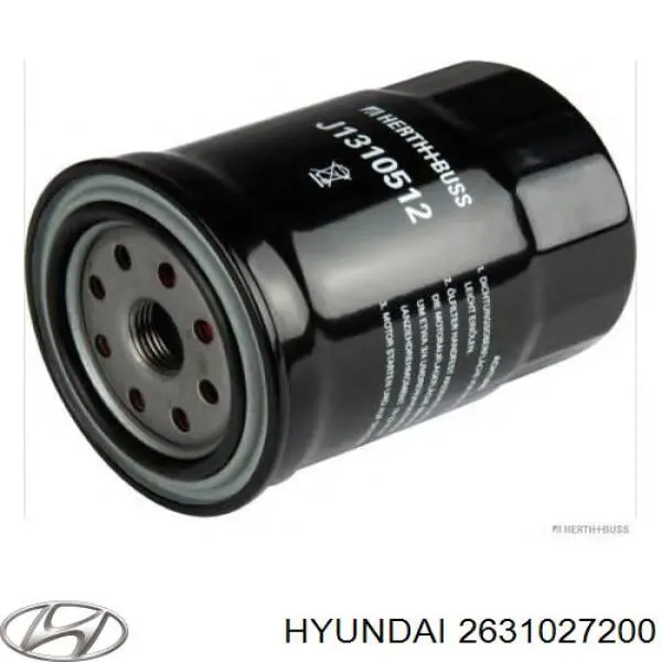 Масляный фильтр 2631027200 Hyundai/Kia