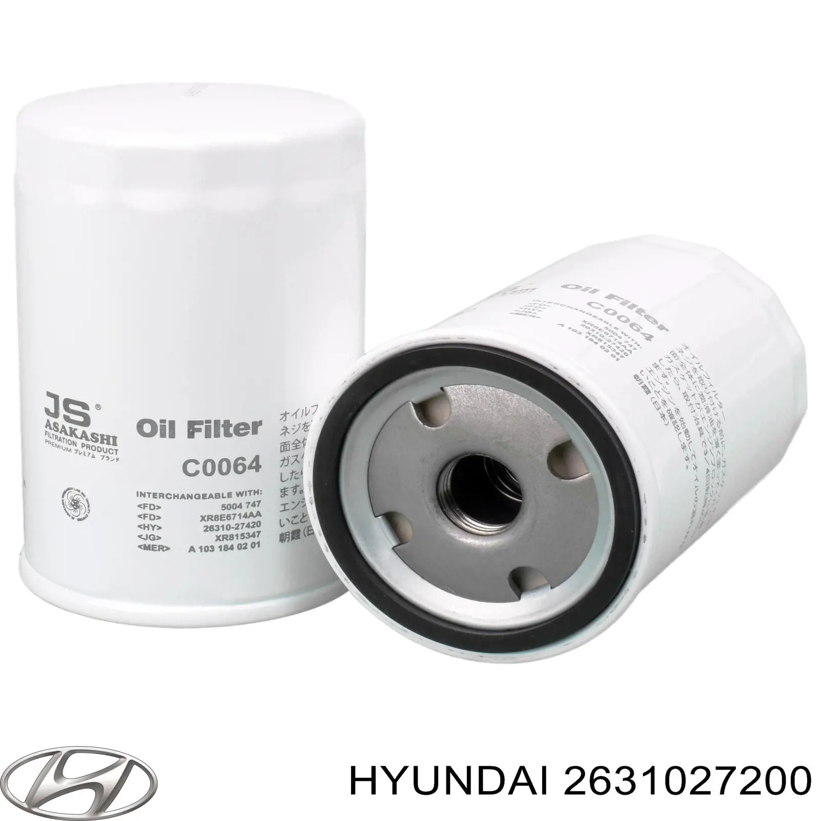 Фильтр масла Hyundai/Kia 2631027200