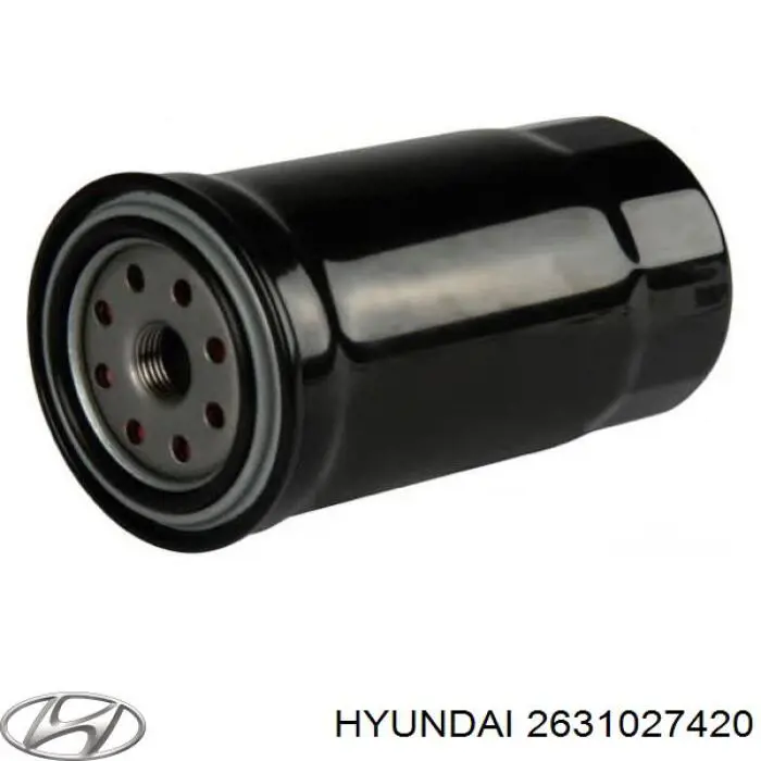 2631027420 Hyundai/Kia filtro de óleo