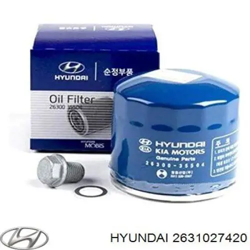 Фильтр масла Hyundai/Kia 2631027420