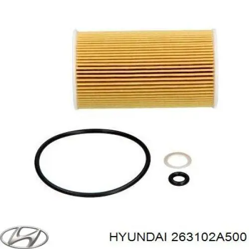  Корпус масляного фильтра Hyundai/Kia 263102A500