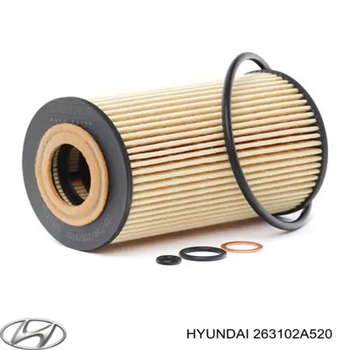 Купить 263102A520 Hyundai/Kia Фильтр центробежный очистки масла