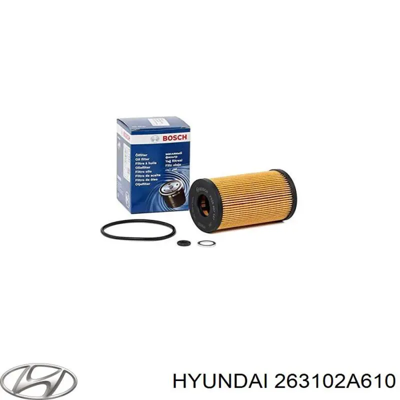 Масляный фильтр 263102A610 Hyundai/Kia