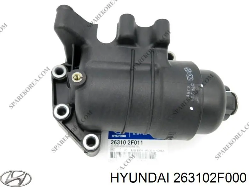 263102F000 HYUNDAI Caja, filtro de aceite original y equivalente