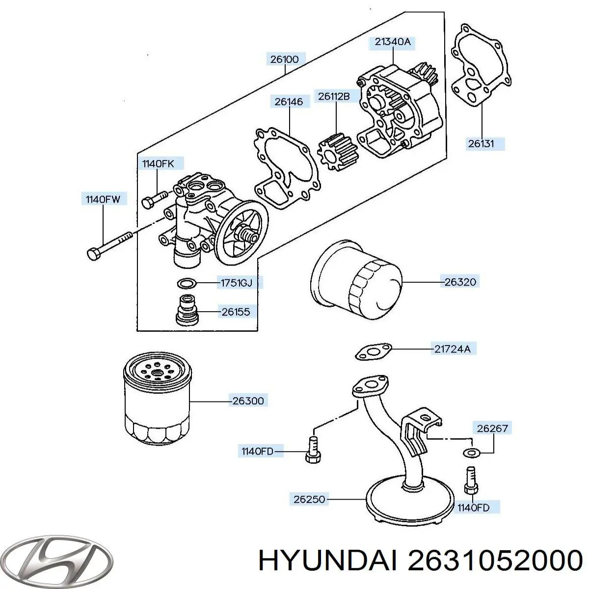 2631052000 Hyundai/Kia 