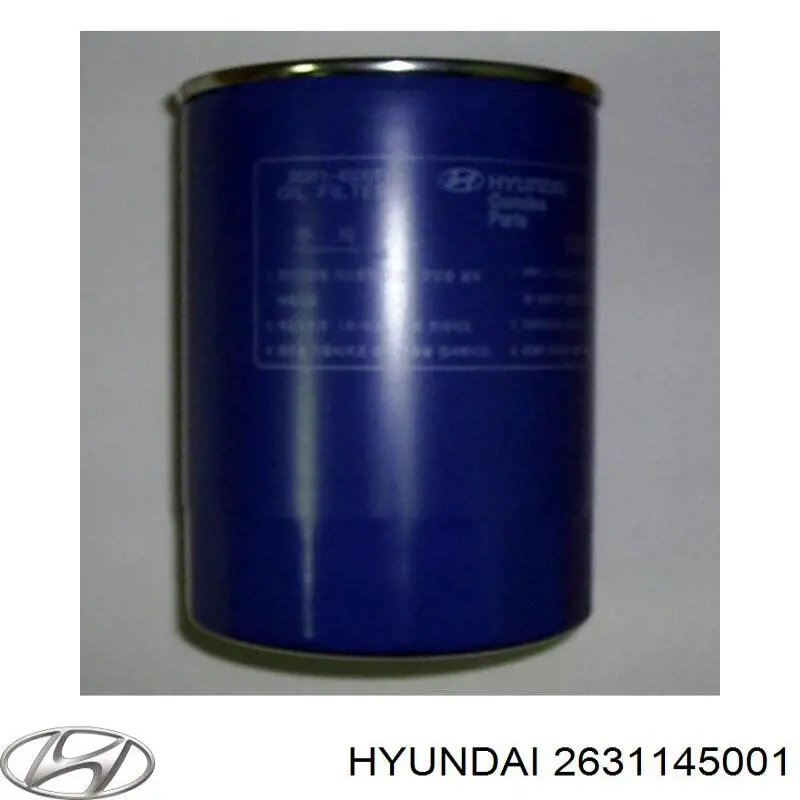 Масляный фильтр 2631145001 Hyundai/Kia